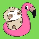 Luiaard flamingo.webp