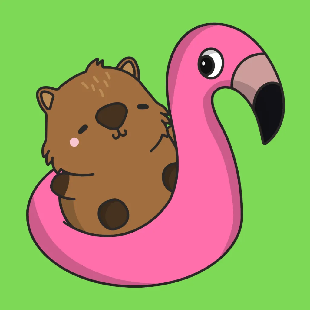 Wombat flamingo.webp