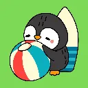 Pinguïn surfen.webp
