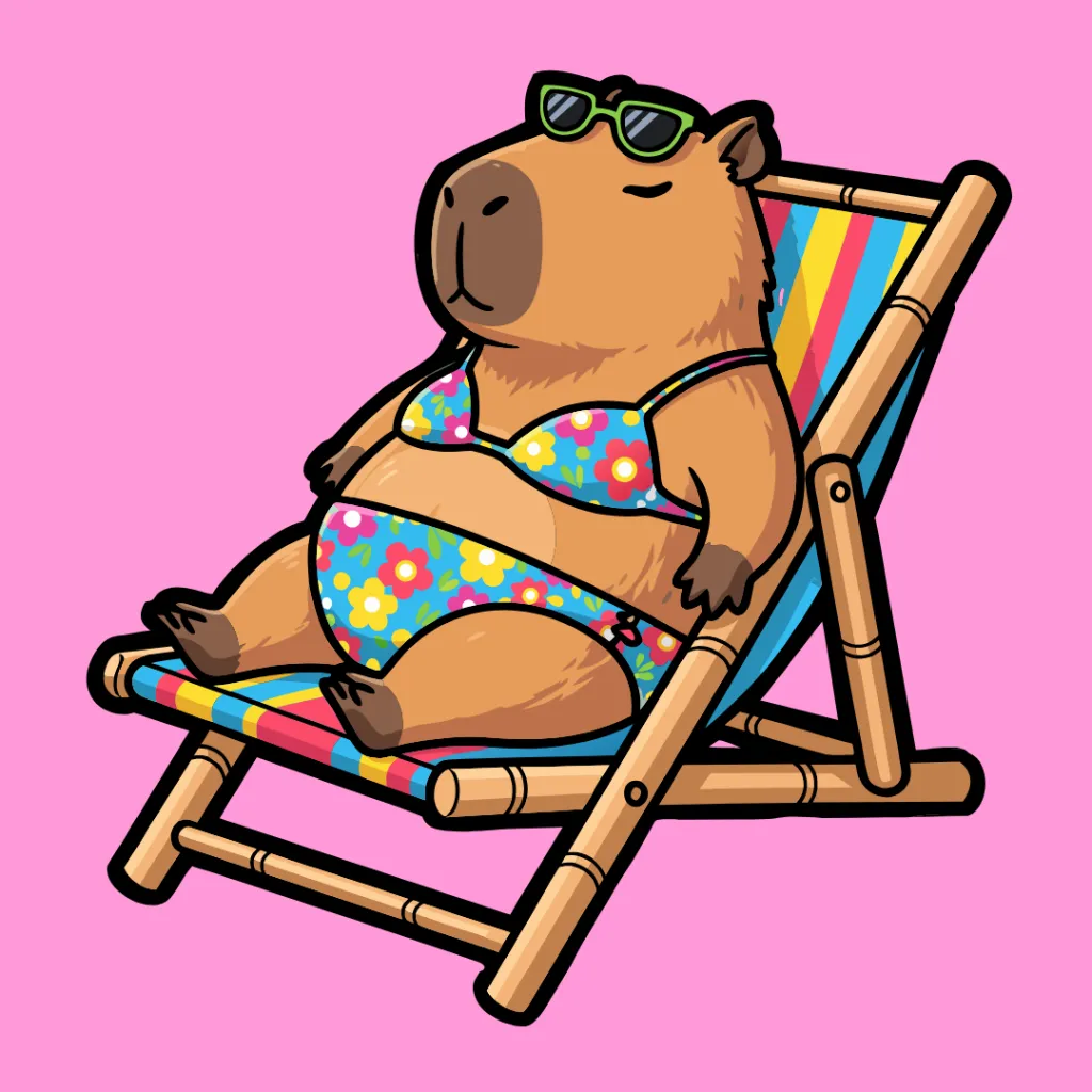 Capibara strandstoel.webp