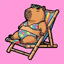 Capibara strandstoel.webp