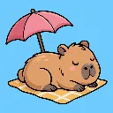 Capibara parasol.webp
