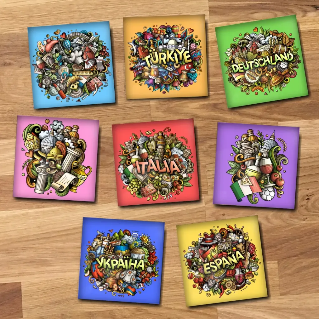 Europa (17 varianten) (Europa, rood)