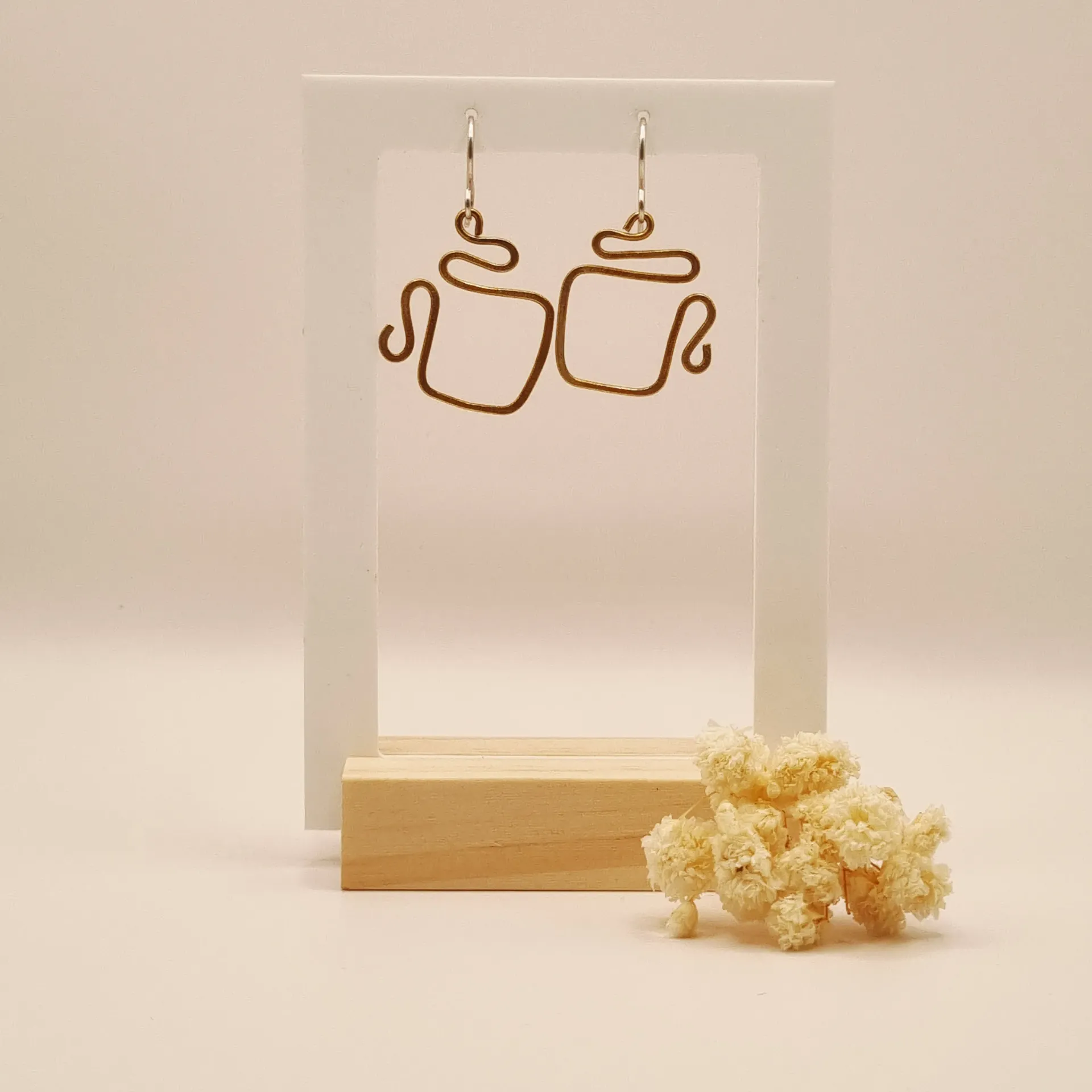 Oorbellen 'Coffeelover'