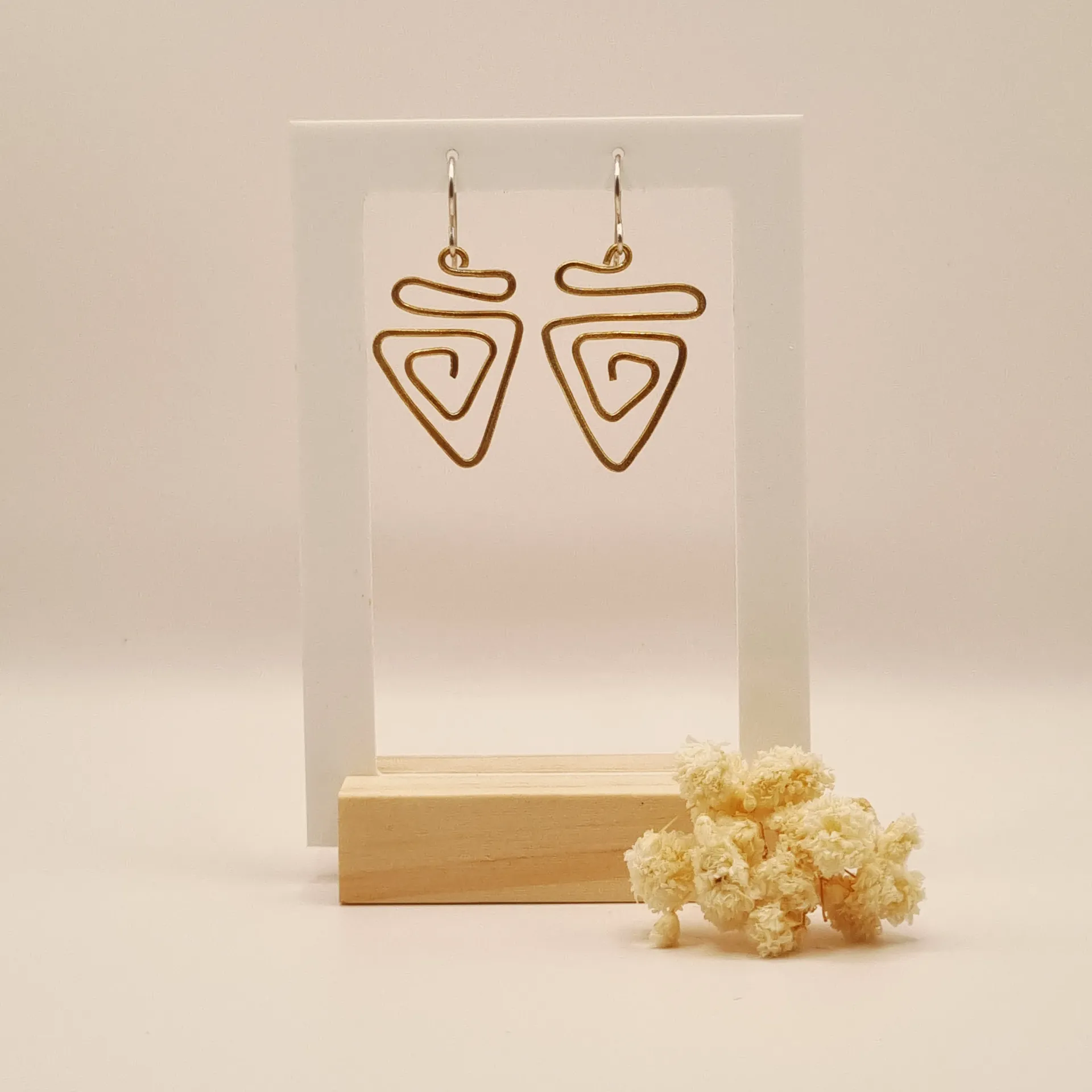 Oorbellen 'Triangles'