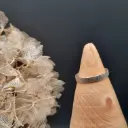 Ring met hamerslag (streepjes)