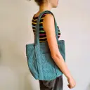 Totebag uit velours