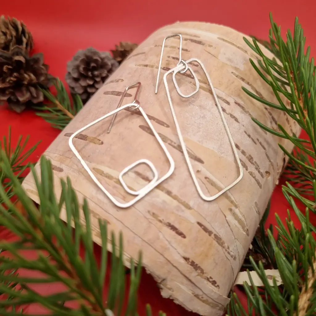 Oorbellen 'Cubes N°2'