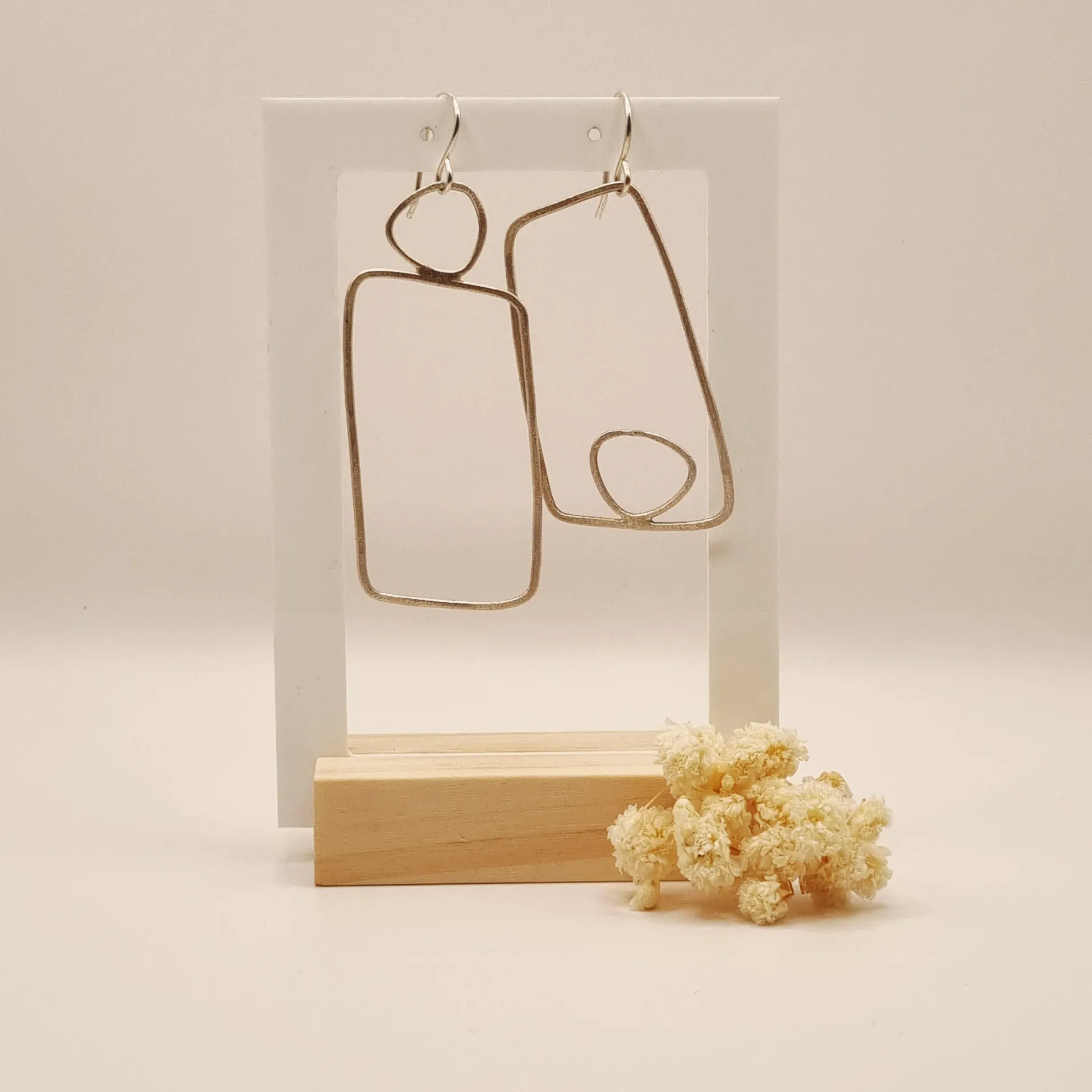 Oorbellen 'Cubes N°3'