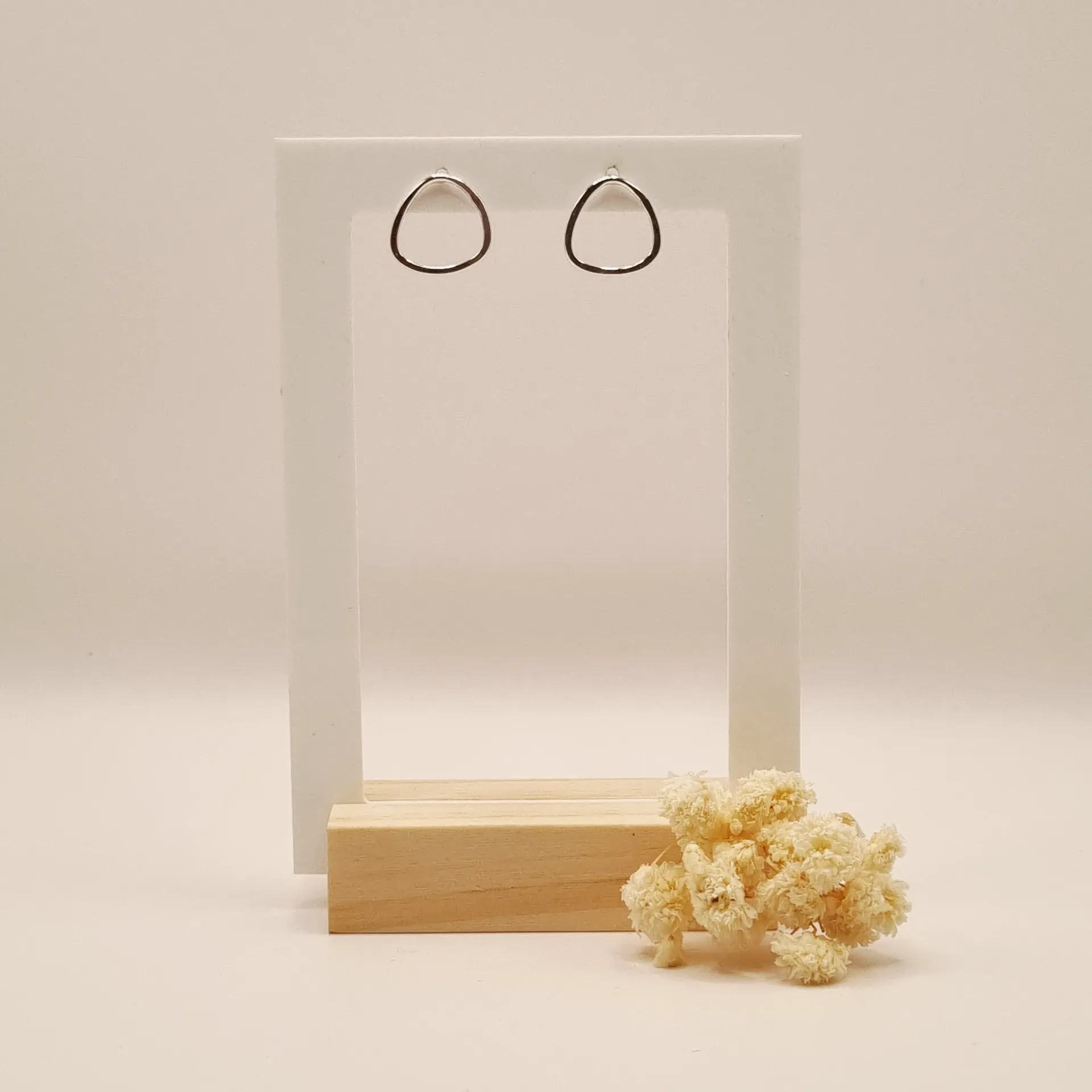 Oorstekers 'Pebble' (glans)