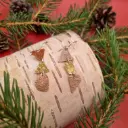 Oorbellen 'Copper 'n brass N°1'