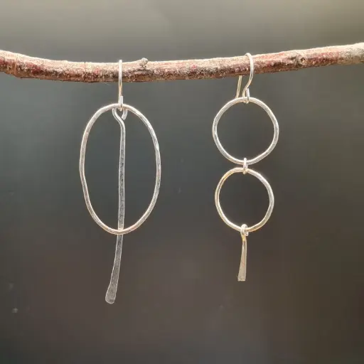 Asymmetrische oorbellen